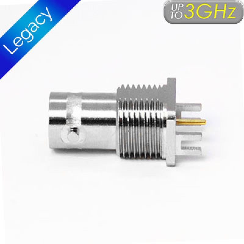 3GHz Edge Mount BNC Coaxial RF Connector from Cambridge